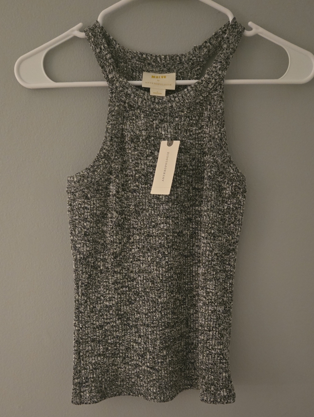 Anthropologie Maeve Marled Ribbed Tank